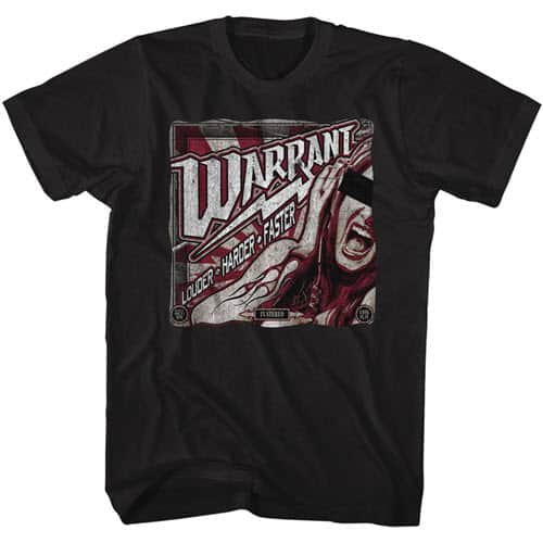 Warrant's Louder, Harder, Faster Tal Graphic Shirt