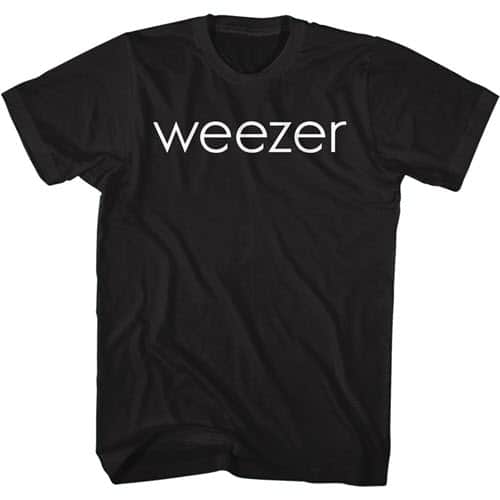 White Weezer Logo T-Shirt
