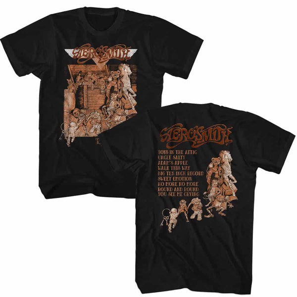 Toys Cover Art-Aerosmith T-Shirt 2-Sided