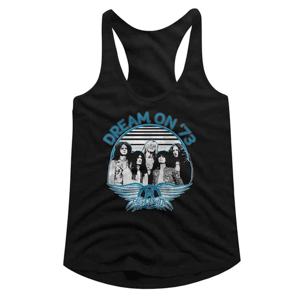 Dream On Blue White- Aerosmith Racerback