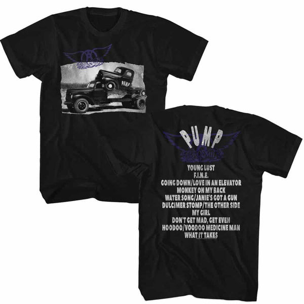 Pump Album-Aerosmith T-Shirt 2-Sided