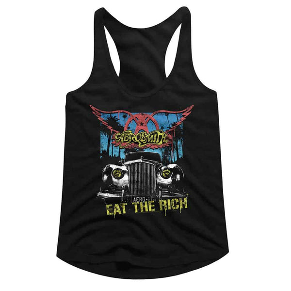 Eat The Rich Car- Aerosmith Racerback