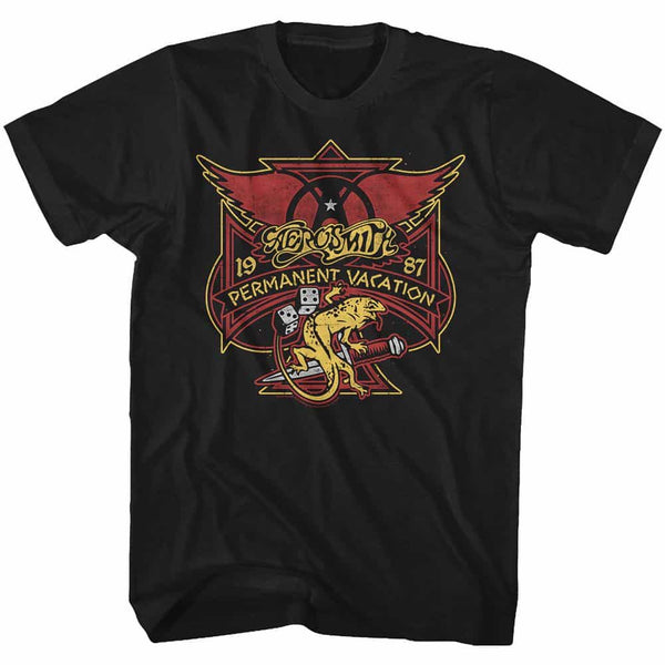 Perm Vacay Lizard-Aerosmith T-Shirt