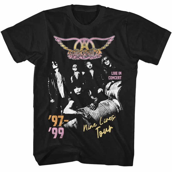 Nine Lives Tour-Aerosmith T-Shirt