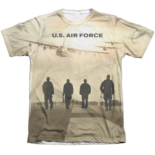 Air Force - Long Walk Adult Regular Fit Short Sleeve 65 - 35 Poly - Cotton