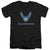 Air Force - Logo Adult Slim Fit V Neck Cotton