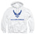 Air Force - Distressed Logo Adult Pullover Hoodie