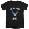 Air Force - Property Of Adult Slim Fit V Neck Cotton