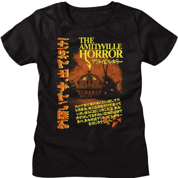 Amityville Horror Japan Poster-Ladies S/S Tshirt