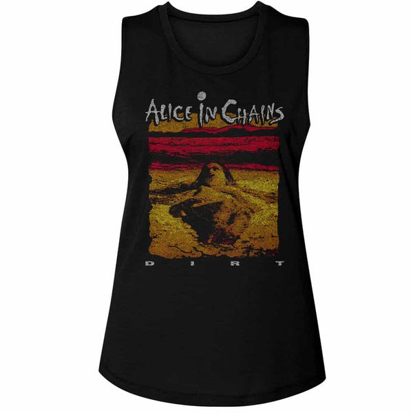 Alice In Chains Dirt Album Art-Ladies Muscle Tank