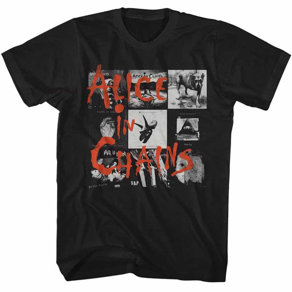 Alice In Chains Multiple Album Covers- S/S Tshirt