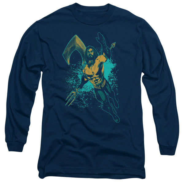 Aquaman Movie - Make A Splash Adult Long Sleeve
