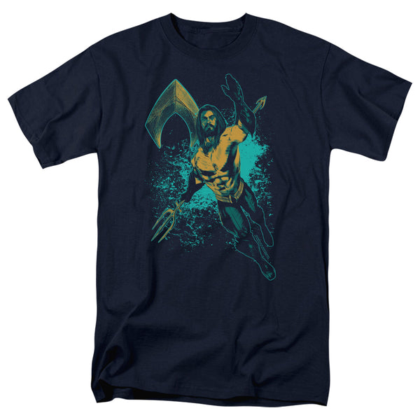 Aquaman Movie - Make A Splash Adult Regular Fit Short Sleeve