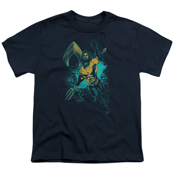 Aquaman Movie - Make A Splash Youth Short Sleeve