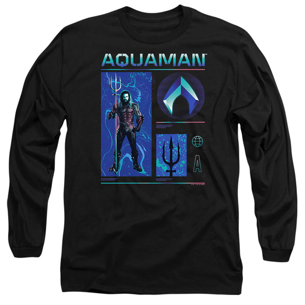 Aquaman And The Lost Kingdom - Aquaman Stats Adult Long Sleeve