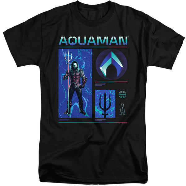 Aquaman And The Lost Kingdom - Aquaman Stats Adult Tall Fit Short Sleeve