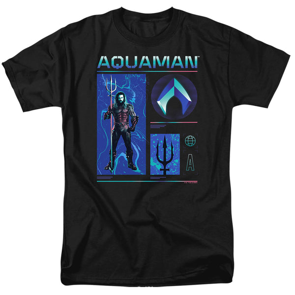 Aquaman And The Lost Kingdom - Aquaman Stats Adult Regular Fit Short Sleeve