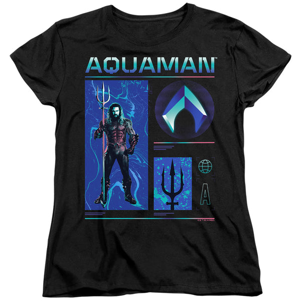 Aquaman And The Lost Kingdom - Aquaman Stats Women's Short Sleeve