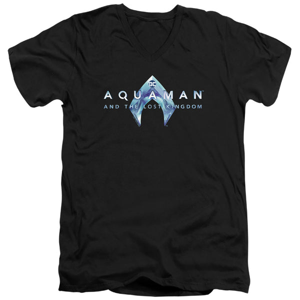 Aquaman And The Lost Kingdom - Logo Adult Slim Fit V Neck Cotton