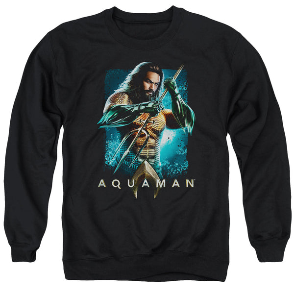 Aquaman Movie - Trident Adult Crewneck Sweatshirt
