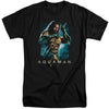 Aquaman Movie - Trident Adult Tall Fit Short Sleeve