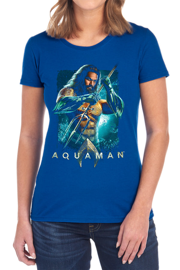 Aquaman Movie - Trident Women's Short Sleeve