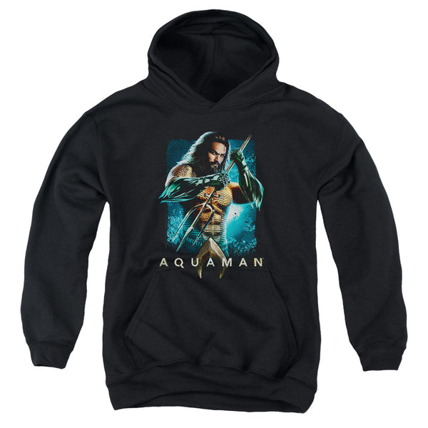 Aquaman Movie - Trident Youth Hooded Sweatshirt