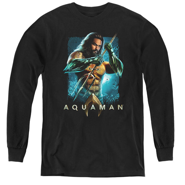 Aquaman Movie - Trident L - S Youth