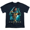 Aquaman Movie - Trident Youth Short Sleeve