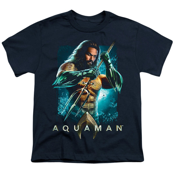 Aquaman Movie - Trident Youth Short Sleeve