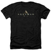 Aquaman Movie - Logo Adult Regular Fit Heather Short Sleeve