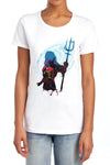 Aquaman Movie - Silhouette Women's Short Sleeve