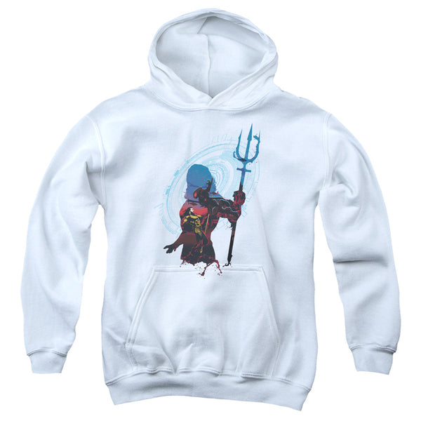 Aquaman Movie - Silhouette Youth Hooded Sweatshirt