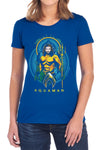 Aquaman Movie - Aqua Nouveau Women's Short Sleeve