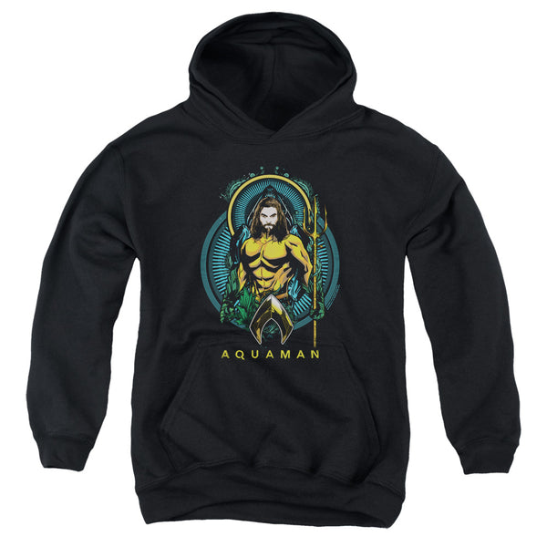 Aquaman Movie - Aqua Nouveau Youth Hooded Sweatshirt