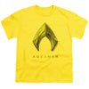 Aquaman Movie - Aquaman Logo Youth Short Sleeve