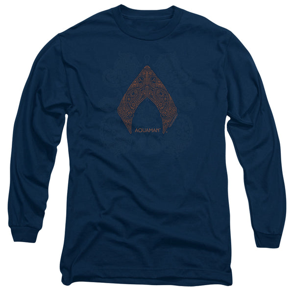 Aquaman Movie - Aqua Paisley Adult Long Sleeve