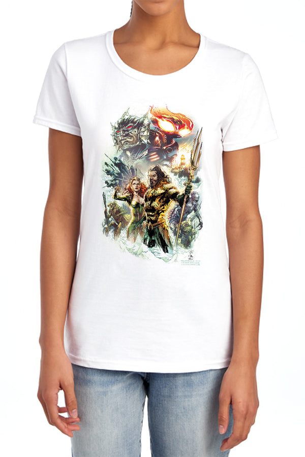 Aquaman Movie - King Of Atlantis Women's Short Sleeve