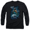 Aquaman Movie - Swimming With Sharks Adult Long Sleeve