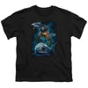 Aquaman Movie - Swimming With Sharks Youth Short Sleeve