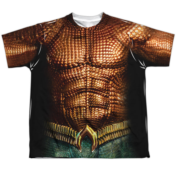 Aquaman Movie - Aquaman Uniform Youth Short Sleeve 100% Poly