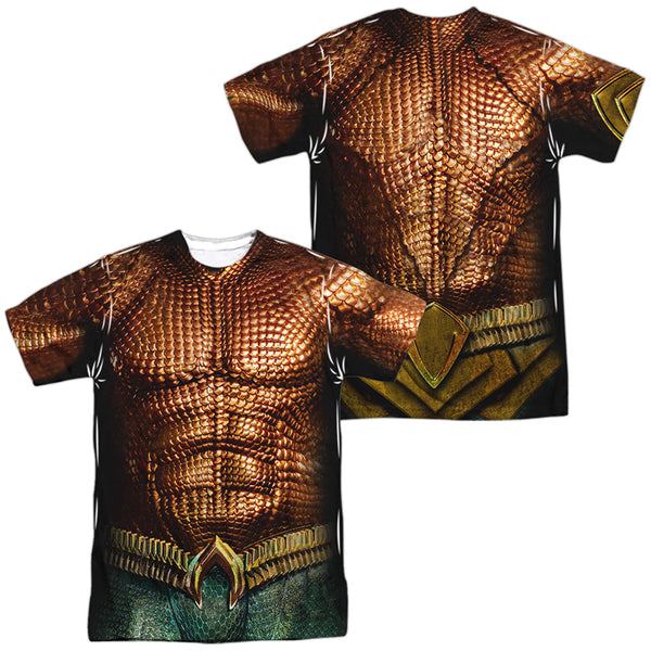 Aquaman Movie - Aquaman Uniform Adult Regular Fit Short Sleeve 100% Poly