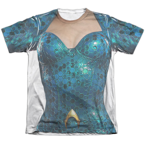 Aquaman Movie - Mera Uniform Adult Regular Fit Short Sleeve 65 - 35 Poly - Cotton