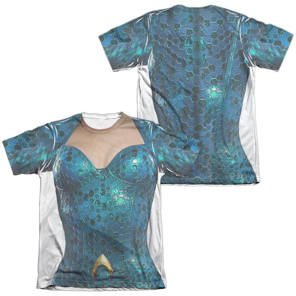 Aquaman Movie - Mera Uniform Adult Regular Fit Short Sleeve 65 - 35 Poly - Cotton