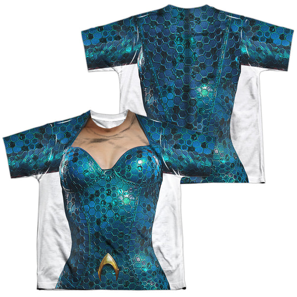 Aquaman Movie - Mera Uniform Youth Short Sleeve 100% Poly