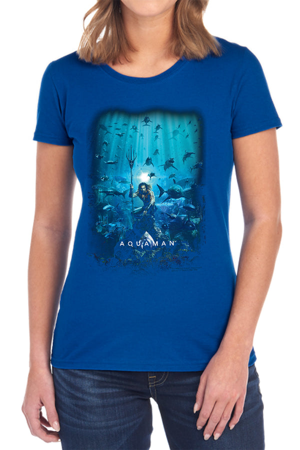 Aquaman Movie - Poster Women's Short Sleeve