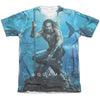 Aquaman Movie - Poster Adult Regular Fit Short Sleeve 65 - 35 Poly - Cotton