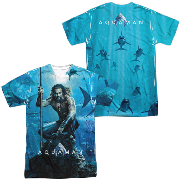 Aquaman Movie - Poster Adult Regular Fit Short Sleeve 100% Poly