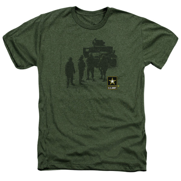 Army - Strong Adult Regular Fit Heather Short Sleeve