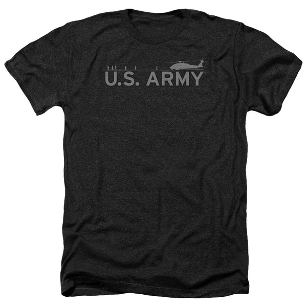 Army - Helicopter Adult Regular Fit Heather Short Sleeve